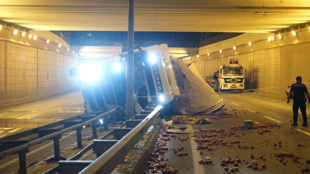 Konya’da alt geçitte devrilen TIR’ın sürücüsü Ali Güner öldü 8